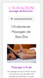 Mobile Screenshot of massage-l-audacieuse.com